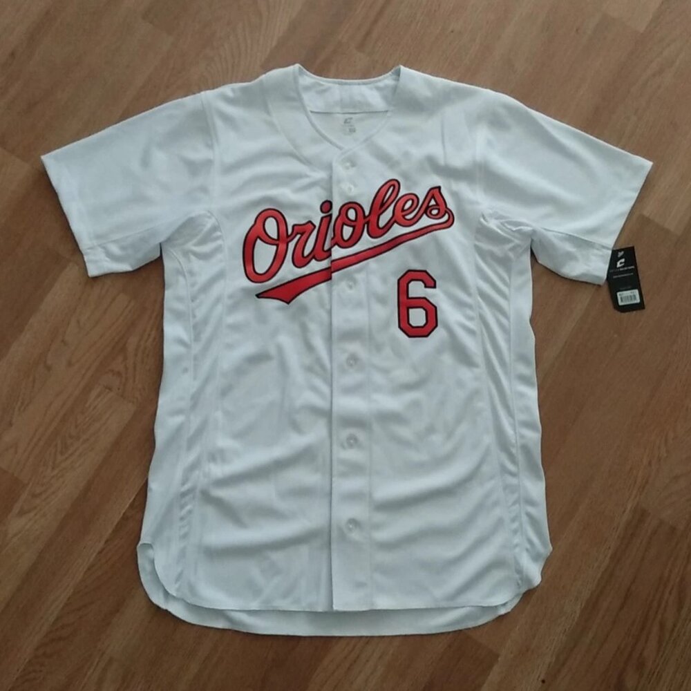 Champro Baltimore Orioles White Home Baseball Jersey Men’s Size: L